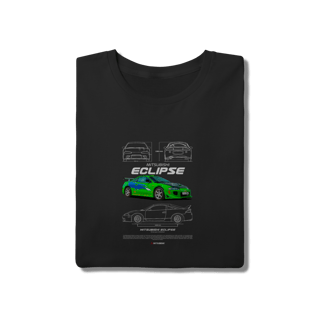 Nome do produto Camiseta Mitsubishi Eclipse Verde - Estampa Ícone Fast & Furious 
