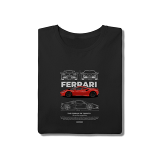 Nome do produto Camiseta Ferrari F8 Tributo - Estampa Performance V8