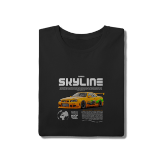 Nome do produto Camiseta Nissan Skyline R34 Tuning - Cultura Street Racing