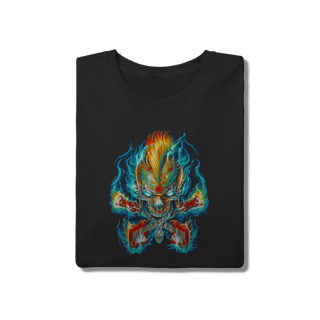 Nome do produto Camiseta Caveira Guitarrista Rock n