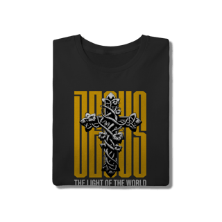 Nome do produto Camiseta Evangélica Jesus The Light of the World – João 8:12