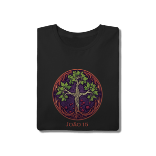 Nome do produto Camiseta Evangélica João 15 – A Videira Verdadeira