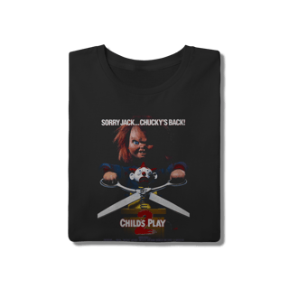 Nome do produto Camiseta Preta Algodão Child's Play 2 (Brinquedo Assassino)
