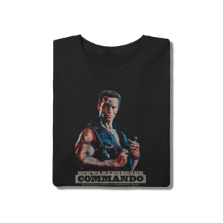 Nome do produto Camiseta Commando Arnold Schwarzenegger (Comando para Matar)