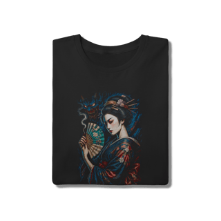 Nome do produto Camiseta Geisha Soul & Oni Shadow - Dualidade Japonesa 