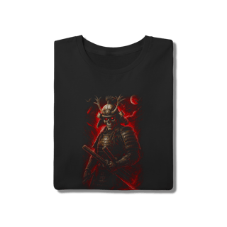 Nome do produto Camiseta Masculina Samurai Skull - Dark Bushido 