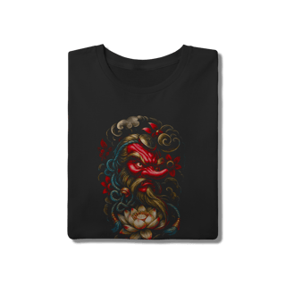 Nome do produto Camiseta Red Tengu - Lotus & Cloud Spirit 