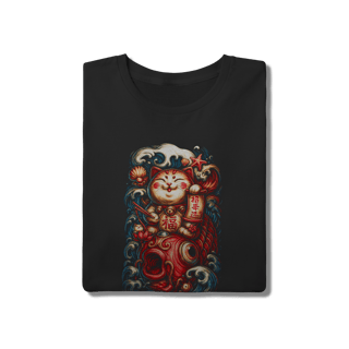 Nome do produto Camiseta Lucky Maneki-Neko - Great Koi Fortune 