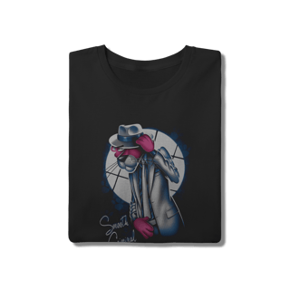 Nome do produto Camiseta Pantera Cor-de-Rosa Smooth Criminal Preta Algodão