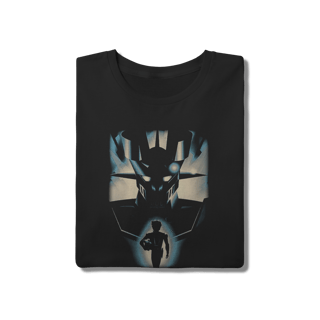 Nome do produto Camiseta Mazinger Z e Koji Kabuto Preta Algodão Retrô