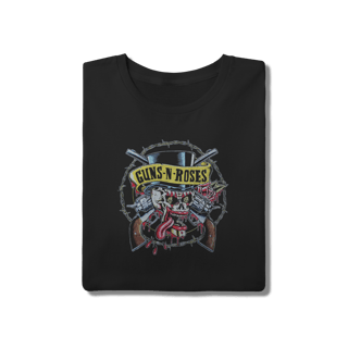 Nome do produto Camiseta Guns N' Roses Skull & Guns - Rock n' Roll Clássico