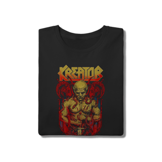 Nome do produto Camiseta Kreator Thrash Metal - Estampa Brutal - 100% Algodão