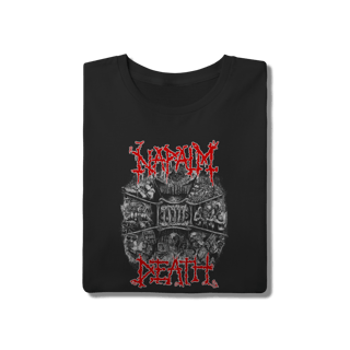 Nome do produto Camiseta Napalm Death Grindcore Masculina Preta Algodão