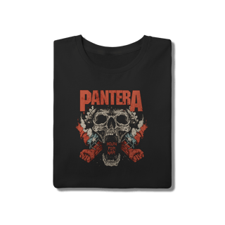 Nome do produto Camiseta Pantera Mouth For War - 100% Algodão Rock Metal