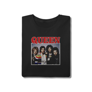 Nome do produto Camiseta Queen - Estampa Fotográfica Banda Clássica -  Rock 