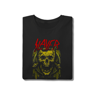 Nome do produto Camiseta Slayer Eagle Skull - Thrash Metal Raiz Algodão