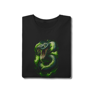 Nome do produto Camiseta Preta Serpente!
