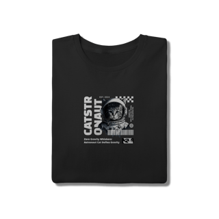 Nome do produto Camiseta Preta Gato Astronauta!