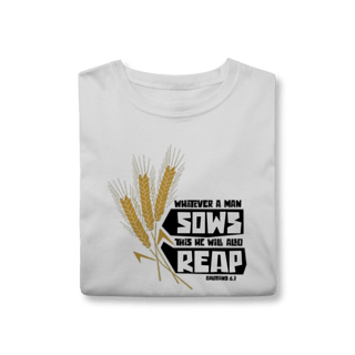 Nome do produto Camisa Cristã Lei da Semeadura 