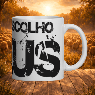 Nome do produto Caneca Arte Eu escolho Deus