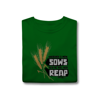 Nome do produto Camisa Cristã Lei da Semeadura 