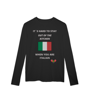 Manga Longa Sport Dry UV - Italian Out of the Kitchen