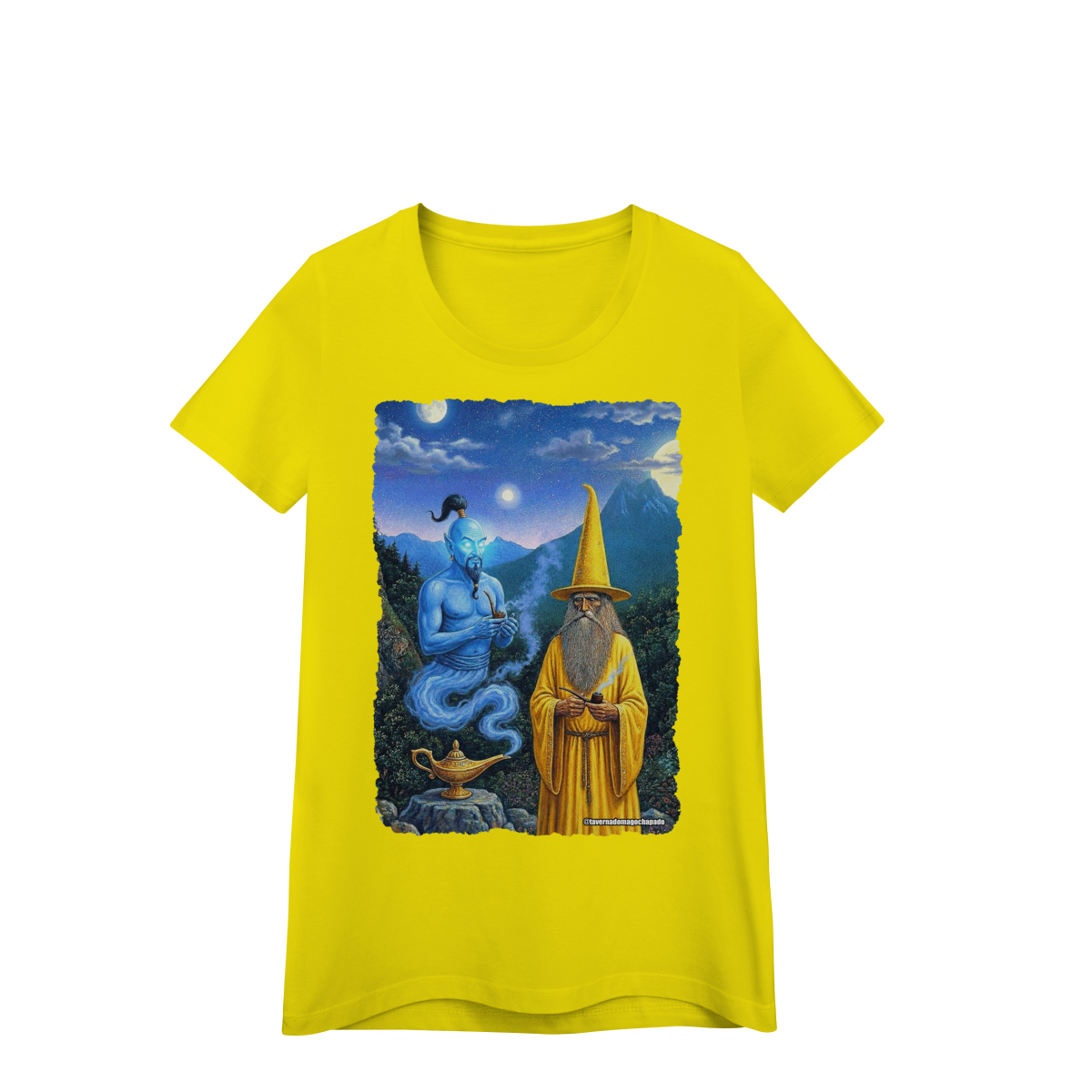 Nome do produto: Camiseta Baby Long - Jamelão e o Gênio