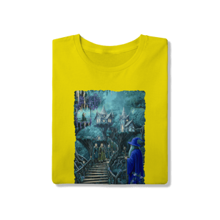 Nome do produto Camiseta Unissex - Mago visitando os elfos da floresta