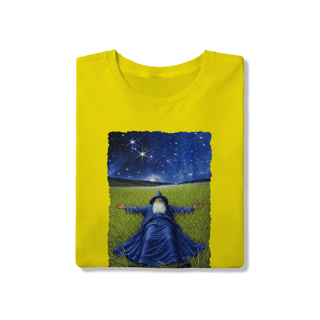 Nome do produto Camiseta Unissex – O Mago sob a Noite Estrelada