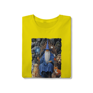 Nome do produto Camiseta Unissex - Mago azul amigo dos animais