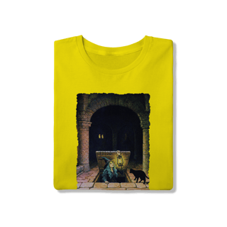 Nome do produto Camiseta Unissex - Bruxa saindo do alçapão