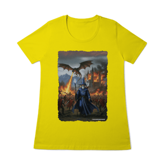 Nome do produto Camiseta Baby Long - Mago dizendo não à batalha