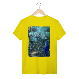 Nome do produto Camiseta Unissex - Mago visitando os elfos da floresta