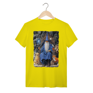 Nome do produto Camiseta Unissex - Mago azul amigo dos animais