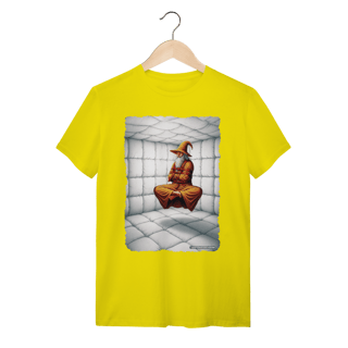 Nome do produto Camiseta Unissex - Jamelão Meditando com Camisa de Força