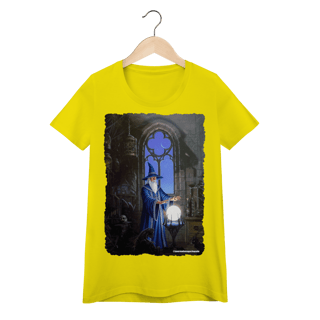 Nome do produto Camiseta Baby Long - Mago azul: transcendendo ou enlouquecendo ?