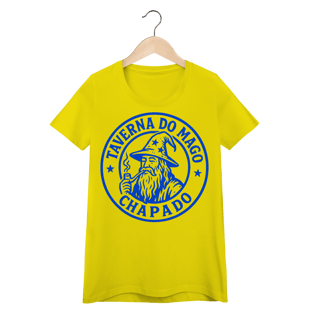 Nome do produto Camiseta Baby Long - Logo Alternativo | Taverna do Mago Chapado