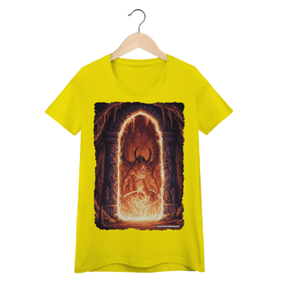 Nome do produto Camiseta Baby Long - Demônio do mundo antigo