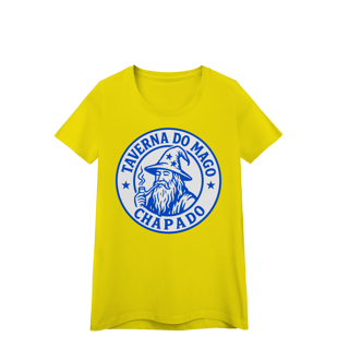 Nome do produto Camiseta Baby Long - Logo Alternativo | Taverna do Mago Chapado