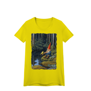 Nome do produto Camiseta Baby Long - Gnomo flautista