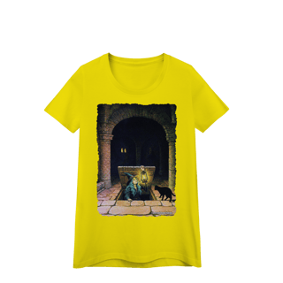 Nome do produto Camiseta Baby Long - Bruxa saindo do alçapão