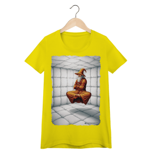 Nome do produto Camiseta Baby Long - Jamelão Meditando com Camisa de Força