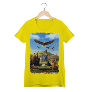 Nome do produto Camiseta Baby Long - Gnomo encantador de animais