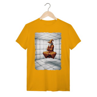 Nome do produto Camiseta Unissex - Jamelão Meditando com Camisa de Força