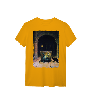 Nome do produto Camiseta Unissex - Bruxa saindo do alçapão