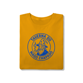 Nome do produto Camiseta Unissex Qualidade - Logo Clássico | Taverna do Mago Chapado