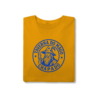 Nome do produto Camiseta Unissex - Logo Alternativo | Taverna do Mago Chapado