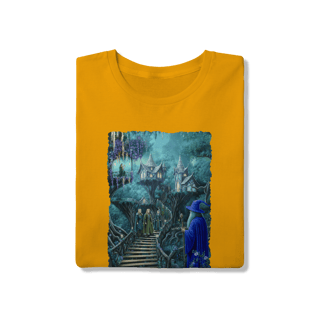 Nome do produto Camiseta Unissex - Mago visitando os elfos da floresta