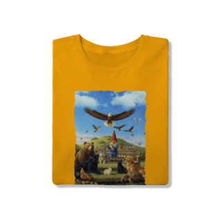 Nome do produto Camiseta Unissex - Gnomo encantador de animais