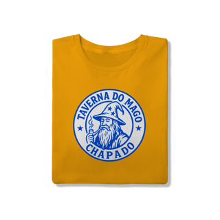 Nome do produto Camiseta Unissex - Logo Alternativo | Taverna do Mago Chapado